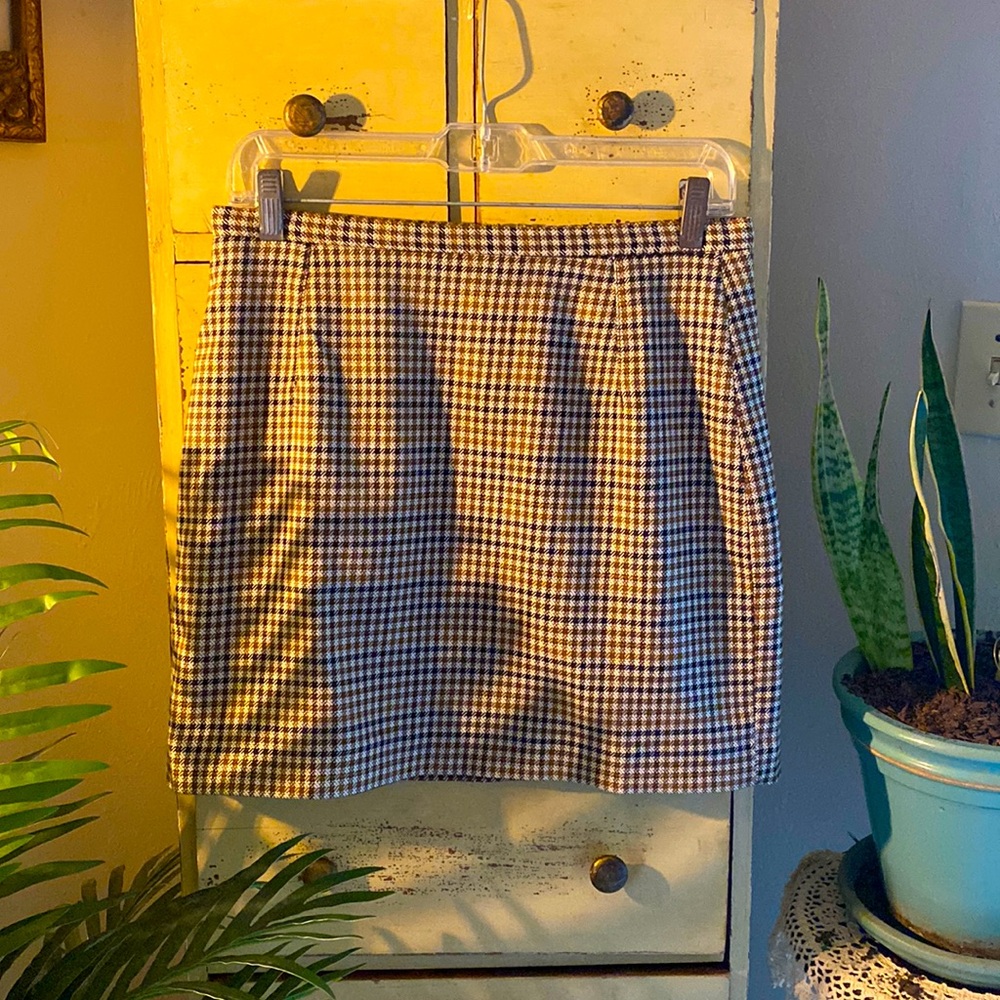 Fall Color Pallet Mini Skirt